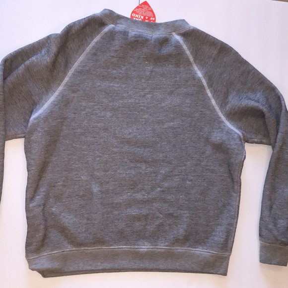 WILDFOX Taco To Me Pullover Sweatshirt Gray NWT - Picture 6 of 6